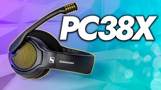 Drop  Sennheiser PC38X Gaming Headset Review  Mic Test [upl. by Ahsikyw]