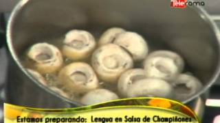 Lengua en salsa de champiñones [upl. by Anama]