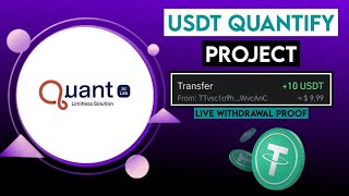 Quantilab Review  Latest USDT quantification platform 2024  Live withdrawal  USDT Mining [upl. by Loughlin]