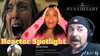 Reactor Spotlight Alanda Parker AlandaParker  Hereditary  Movie Reaction Subscriber Request [upl. by Alicirp]