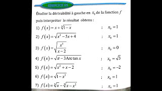 dérivation et étude des fonctions 2 bac SM Ex 4 et 5 page 146 Almoufid [upl. by Janessa]