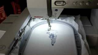 BERNINA 440 QE at embroidery [upl. by Atahs]