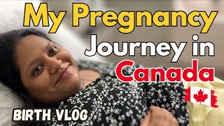 My Pregnancy Journey in Canada  My Delivery Story in Tamil  Birth Vlog Canada Tamil [upl. by Nibla]