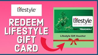 How To Redeem Lifestyle Gift Card Online  Use Lifestyle Gift Card [upl. by Ateval]