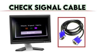 How To Solve Check Signal Cable on PC ¦ Solution ¦ 2022 ¦ [upl. by Razid]