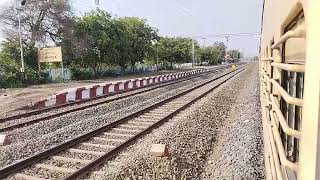 AHMEDNAGAR JN  SHRIGONDA ROAD ON BOARD 11410 NIZAMBAD  PUNE EXPRESS SHORT JOUNERY [upl. by Nekal]