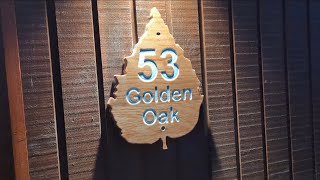 forest holidays golden oak cabin tour at Delamere forest [upl. by Eanrahs417]