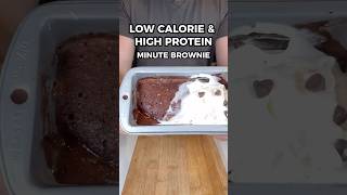 Low Calorie amp High Protein Minute Brownie With Only 5 Ingredients To Make 5ingredients easyeats [upl. by Sprage]