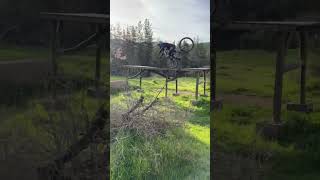 Rider Tumbles Over as Bikes Front Wheel Hits Ramp  1530291 [upl. by Aneres]