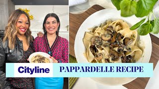 A date night mushroom pappardelle for two [upl. by Levins908]