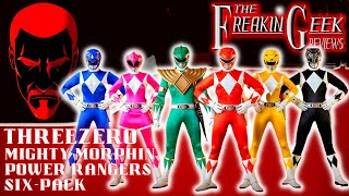 ThreeZero MIGHTY MORPHIN POWER RANGER SIXPACK EmGos Reviews N Stuff [upl. by Galang]