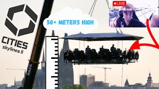 RTGame Streams Cities Skylines 2 On A Crane [upl. by Ashil]