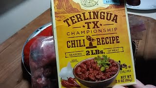 TEXAS CHILI  TERLINGUA TEXAS CHAMPIONSHIP CHILI RECIPE  Gift from Skoggit [upl. by Elamaj]