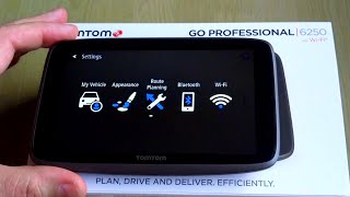 TomTom GO PROFESSIONAL 6250 update via WiFi step by step guide [upl. by Drehcir267]