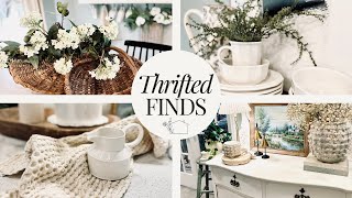 Thrifted Home Decor  Beautiful Thrift Finds amp Budget Friendly Decor [upl. by Rodnas]