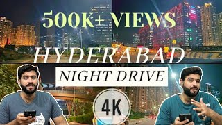 Pakistani Reaction HYDERABAD REIMAGINED  4K New BHARAT  INDIA  International city  Night drive [upl. by Sandry]