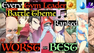 All Gym Leader Themes in Pokemon Ranked Worst to Best [upl. by Naahs431]