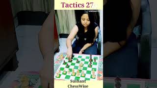 Tactics  27 Various Themes  shorts chessshorts [upl. by Nimsay883]