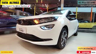 2024 Tata Altroz XZ Plus S iCNG माइलेज 262 kmkg ⛽ The Ultimate CNG Hatchback [upl. by Danya]