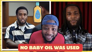 Burna boy Didn’t Allow P Diddy to Use Baby Oil on him [upl. by Sivatco507]