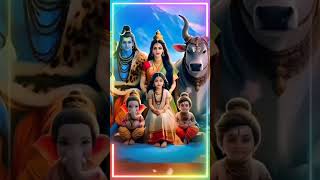 ❤🙏🙏Khile khile cheharo se aaj ghar hai mera gule gulajar💖🙏🙏  mahadev family  parivar  shiv short [upl. by Aube]