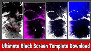 Black screen Template Video ll Ultimate Black Screen Template Background Download Kare [upl. by Gimble]