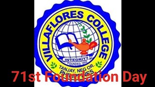 Villaflores College Street Parade 71st Foundation Day 22523 [upl. by Nerita]