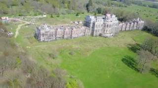 Hamilton Palace Nicholas Van Hoogstratens part built mansion  DJI Mavic [upl. by Ier145]