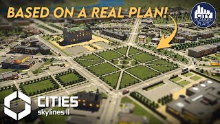 Starting a New City in Cities Skylines 2 Inspired by a Real Master Plan [upl. by Ahsila]