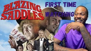 FIRST TIME WATCHING BLAZING SADDLES MOVIE REACTIONS Lol…classic [upl. by Asiel]