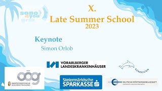 Late Summer School 2023  Keynote [upl. by Chandless]