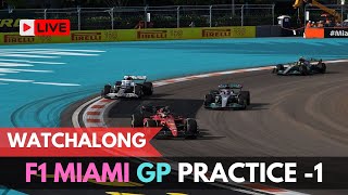 F1 Live Miami GP Free Practice 1  Watchalong  Live Timings  Commentary [upl. by Anitsirhcairam199]