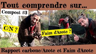 Tout comprendre sur le rapport CarboneAzote et sur la FAIM dAzote  Compost 3 [upl. by Dorita]