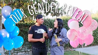 our gender reveal 😱💕💙 [upl. by Bunns]