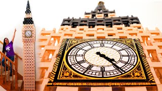 Big Ben in DOMINOES insane replica [upl. by Arimaj]