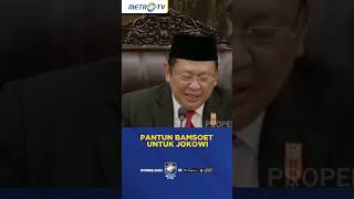 Pantun Bamsoet Untuk Jokowi shorts [upl. by Eikram]