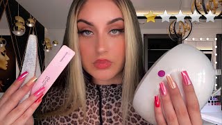 ASMR Am SCHLECHTESTEN bewertetes NAGELSTUDIO Worst Reviewed Nailartist Roleplay Personal Attention [upl. by Dnartreb668]