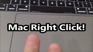 MacBook How to Right Click [upl. by Jegger]