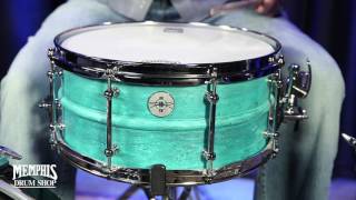 Dunnett Classic 14x65 Model 2N Carbon Steel Snare Drum  Trussart Titanic Finish [upl. by Lavoie480]