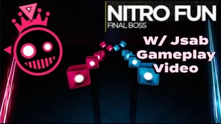 Final Boss  Nitro Fun  Beat SaberHard  FCd  SSd [upl. by Aronos]