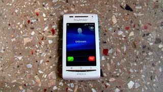 Sony Ericsson Xperia X8 Incoming Call [upl. by Bassett]