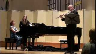 William Bennett flute： Mel Bonis sonata [upl. by Norahs]