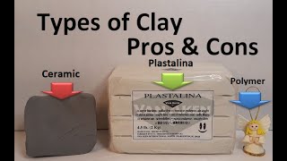 Types of Clay  Pros and Cons ceramic plastalina polymer [upl. by Patrich]