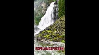 ESPELANDSFOSSEN HORDALAND NORWAY shorts [upl. by Chaworth]