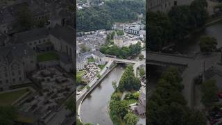 Fireworks Durbuy National Holiday Belgium dji mini2 drone dronevideo travel belgium holiday [upl. by Anirok]