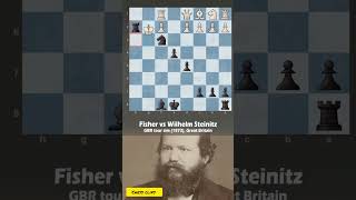 Wilhelm steinitz is hunting opponents king 😮 shorts chess like subscribe [upl. by Janifer822]