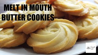 Melt in mouth butter cookie recipe by sweet art [upl. by Cannon]