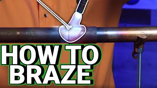 How Professional Plumbers BRAZE COPPER LINES [upl. by Eward965]