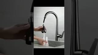 Shop Now  FORIOUS Kitchen Faucets Brushed Nickel Kitchen Faucet with Pull Down Sprayer High Arc [upl. by Yruoc]