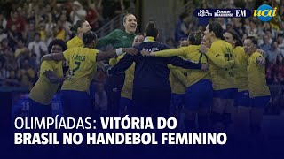 Brasil estreia com vitória no handebol feminino [upl. by Acimad]